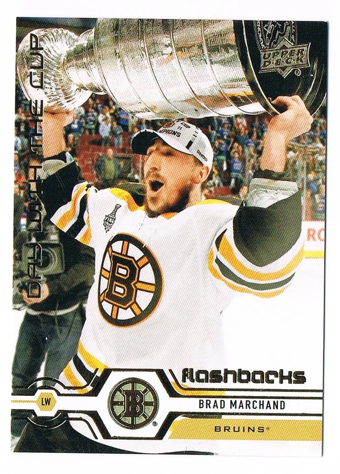 2019-20 Upper Deck UD Day With The Cup Flashbacks #DCF-3 Brad Marchand - Image 1 of 1