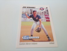 JOSE HERNANDEZ Canton Akron Indians1992 SKYBOX Pre Rookie AA 