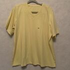 Allison Daley Top Womens 3X Plus Yellow Pullover Embroidery Sequins SS