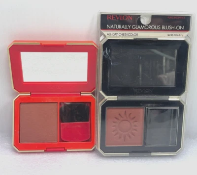 New REVLON Pure Radiance Powder Bronzer - ORIGINAL SUNGLOW + BONUS Blush - Image 1 of 4