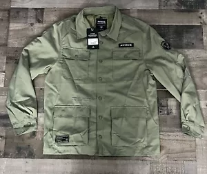 NEW Avirex M65 Army Light Dragon Patched Jacket Mens Size Medium Green MSRP $189 - Picture 1 of 3