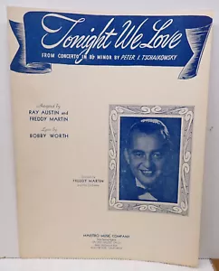Tonight We Love - Bobby Worth & Tschaikowsky - Noten 1941 - Bild 1 von 3