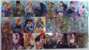 One Piece Popcorn Card 4th 5th Nami Robin Hancock Zoro Luffy Shanks Perhona - Picture 1 of 46