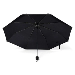 Premium Qualität Regenschirm klein winddicht faltbar robust Deluxe stark schwarz - Bild 1 von 3