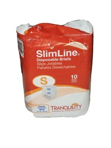 Tranquility Slimline Disposable Briefs Small 10,   (NEW) - Picture 1 of 3