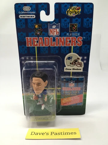 1996 Corinthian Headliners Bobble Head Patriots Drew Bledsoe Cover