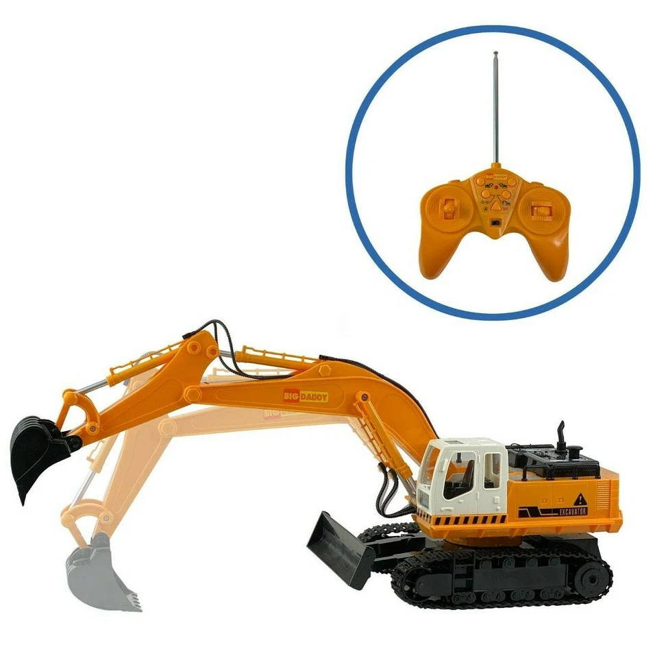 Excavator, Electric Rc Remote Control Construction Tractor Big-Daddy Functional  - Image 1 of 4