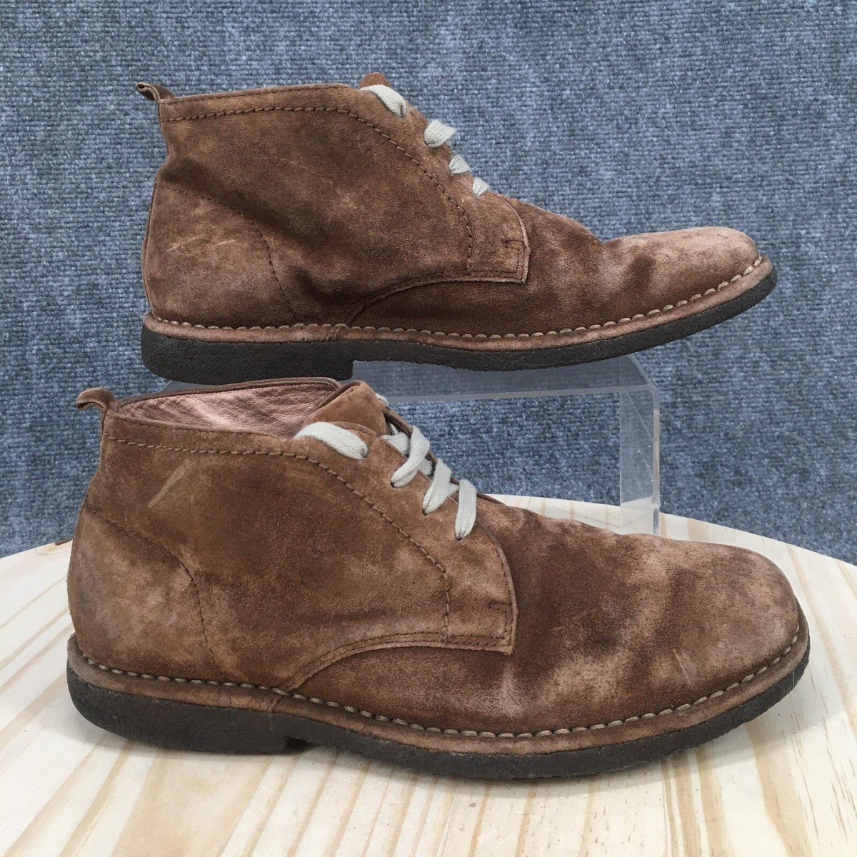 ビンテージ　USA製　Hush Puppies　レザー　ブーツ　裏地ボア ビンテージ USA製 Hush Puppies レザー ブーツ 裏地ボア 靴