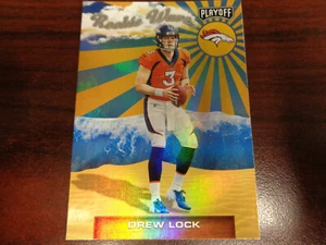 2019 Panini Playoff Drew Lock #4 Rookie Wave ROOKIE CARD-Broncos - Picture 1 of 1