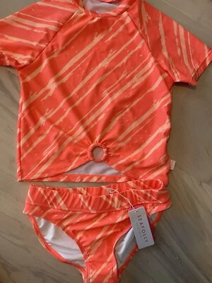NWT Seafolly Palm Cove Rashie Set Short Sleeve Sz AUS 14 - Image 1 of 4