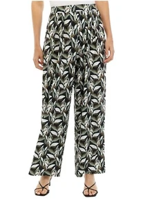 Philosophy Republic Womens S/P Floral Wide Leg Pull On Pants Pleated Front - Picture 1 of 10