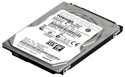 Hard Drive Toshiba MK7575GSX 750GB 5400U/Min 8MB SATA II 2.5'' - Image 1 of 3