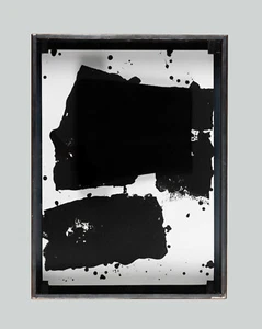 Jannis KOUNELLIS - "Senza titolo", 2011 - Ferro, vetro, tessuto, 63 x 46,5 x 10 - Imagen 1 de 7
