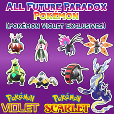 Pokemon Scarlet and Violet ✨Shiny 6IV Paradox Pokemon (ALL Violet EXCLUSIVES)✨