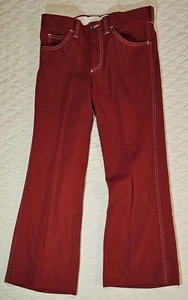Levis Panatela Sportswear Herren Vintage Hose Slacks Rot - Bild 1 von 12