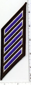 Polizei Abt. Longevity 5-Streifen blauer Aufnäher (Hash Mark) 25 - 29 Jahre/Service - Bild 1 von 1