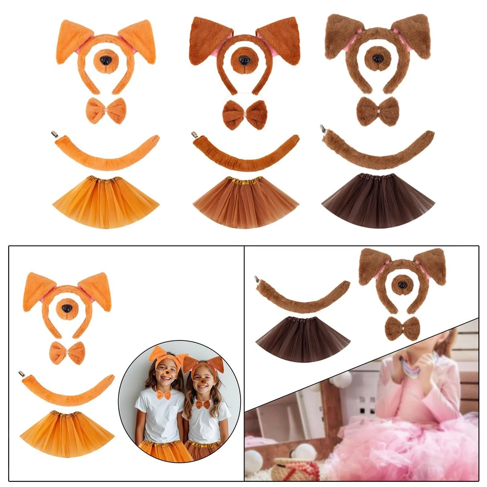 Kid Puppy Dog Costume Unisex Accessories Cosplay Props for Birthday Halloween - image 1 of 1