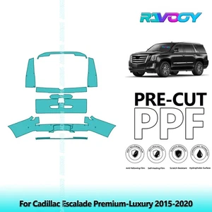 PreCut Paint Protection PPF Kit For Cadillac Escalade Premium-Luxury 2015-2020 - Foto 1 di 7