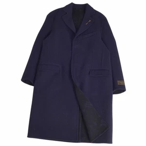 Louis Vuitton 2020 Chester Coat Back Monogram Wool Outerwear Mens 50 Used MOLO-0 - Picture 1 of 7