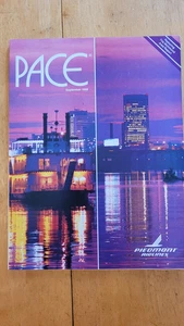 Piedmont Airlines Pace inflight Airline Airplane Magazine September 1988 - Picture 1 of 5