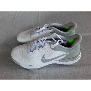 Botines de béisbol Nike para hombre 7,5 Alpha Huarache Elite 3 césped blanco/gris CV3560-100 - Imagen 1 de 8