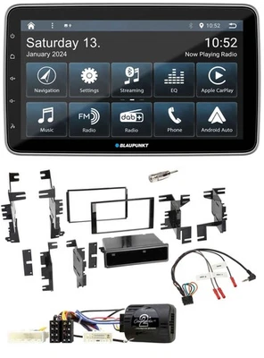 Blaupunkt USB DAB SD Lenkrad Bluetooth Autoradio für Nissan Cube ab 2009 Frontie - Bild 1 von 4