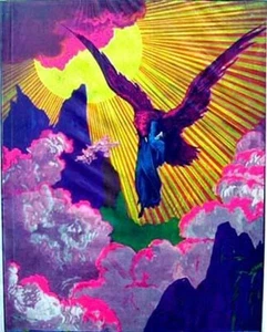 Amazing Psychedelic Rick Griffin Blacklight Poster Ascent to Olympus [1970] VTG! - Bild 1 von 1