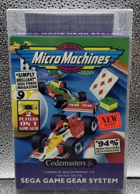 Micro Machines Sega Game Gear W/Manual Retro 1993 #0455 - Image 1 of 4