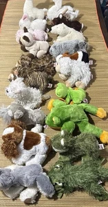 Lot Of  20 Ganz Webkinz/Lil Kinz  Plush Animals Various No Code DOGS FROG TIGER  - Picture 1 of 15