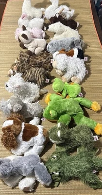 Lot Of  20 Ganz Webkinz/Lil Kinz  Plush Animals Various No Code DOGS FROG TIGER  - Image 1 of 4