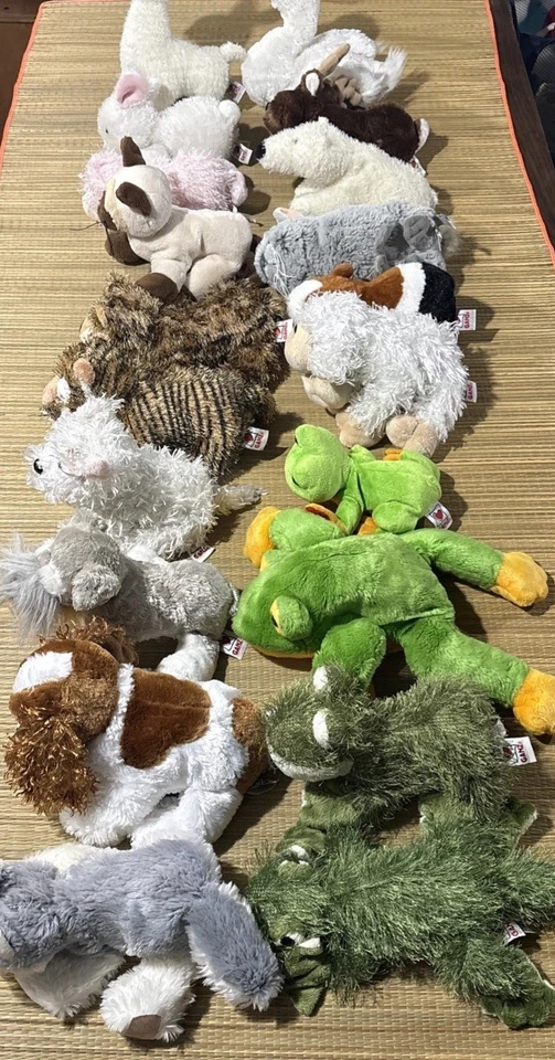 Lot Of  20 Ganz Webkinz/Lil Kinz  Plush Animals Various No Code DOGS FROG TIGER  - Image 1 of 4