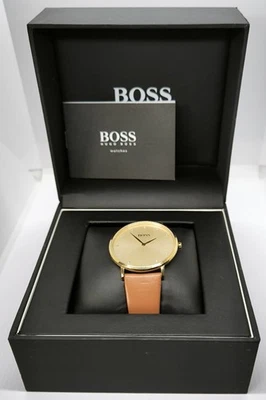 Hugo Boss Gold Plated Watch in Original Box, Working order - image 1 of 4