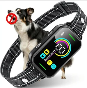 DINJOO Smart Collare di Addestramento per Corteccia, TC03, Cani Lg. Med. Sm., Nero, 8 livelli  - Foto 1 di 6