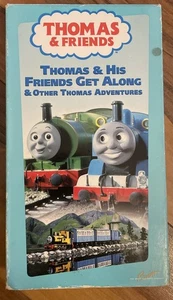 Thomas And Friends Thomas And His Friends Get Along VHS 2000 - Imagen 1 de 3