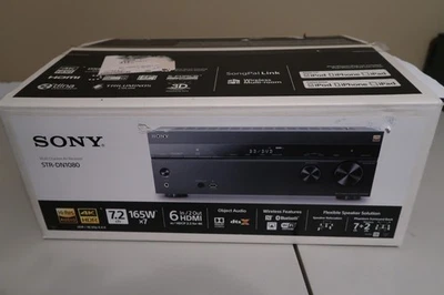 Sony STR-DN1080 7.2-Channel Home Theater 4k HDR Dolby Atmos AV Receiver OPEN BOX - Image 1 of 3