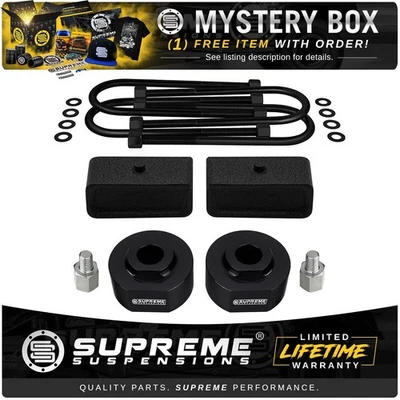 Espaciadores delanteros de 2" + Kit de elevación de bloques traseros de 2" para Ford F150 Ranger Bronco 80-96 4X2 Foto 1 de 4