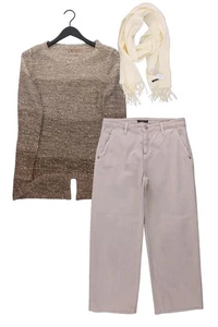 Completo moda donna taglia M con maglione taglia M, Opus jeans taglia 38/L26 - Picture 1 of 11