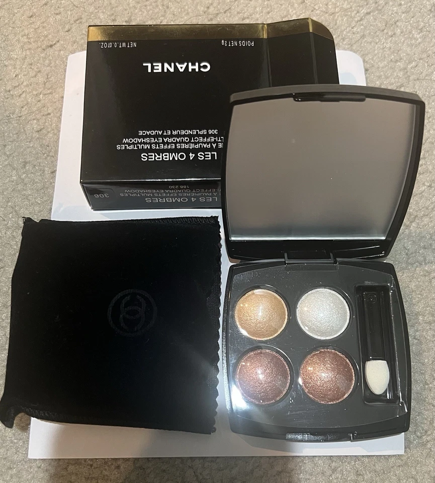 CHANEL QUADRA LES 4 OMBRES EYESHADOW LES FOLIES NOIRES BOUTONS - Image 1 of 3