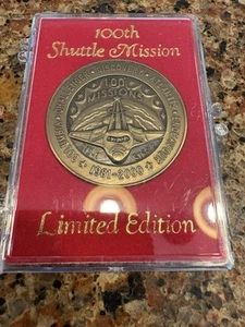 100th Shuttle Mission Commemorative Coin - Limited Edition - New Condition - Picture 1 of 2