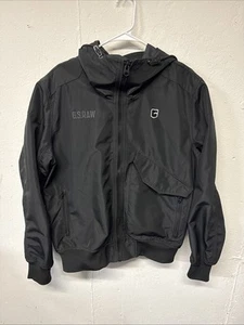 G-Star Raw Jacket Mens XXL Black Hooded shell - Picture 1 of 19