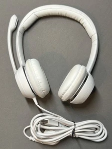 Logitech - H390 Kabelgebundene USB On-Ear Stereo Kopfhörer - Weiß - Bild 1 von 4