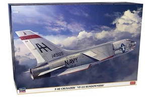 Hasegawa 07524 1:48 U.S. Navy F-8E Crusader VF-111 Sun Downers Plastik Modellbausatz - Bild 1 von 3