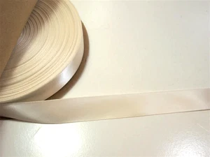 Ivory Single-Face Satin Ribbon 7/8 inch wide x 10 yards Schiff Polyester B18 - Picture 1 of 4