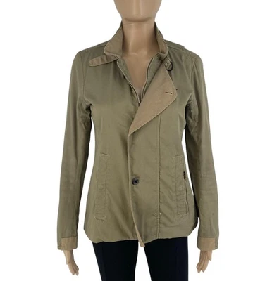 G-Star Raw Veste Trench Courte Verte Pour Femme Taille S - Photo 1/4