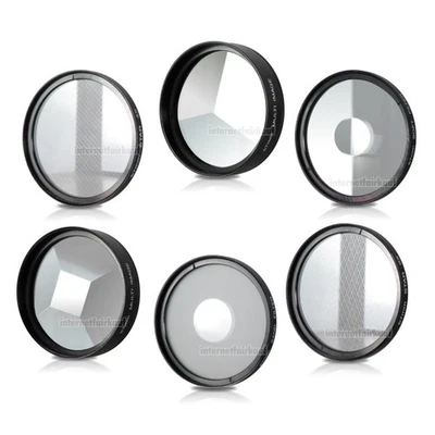 72mm Set Effektfilter Prisma Sternfilter Star Sand Center Image Soft Filter - Bild 1 von 4