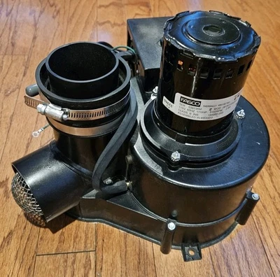 Soplador calentador de agua Fasco JB1R115NSW ventilación eléctrica AO Smith 1/10 HP Foto 1 de 4