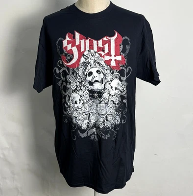Camiseta Ghost Hombre Papá Calaveras Negra Talla M NUEVA Esqueleto Foto 1 de 3
