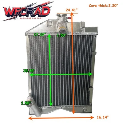 New Radiator fits Massey Ferguson 35 304 302 TO30 202 TEA20 TO35 TE20 205 TO20 - Image 1 of 4
