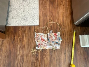 Top a tubino con cravatta forte sidro nuovo con etichetta taglia grande - Foto 1 di 3