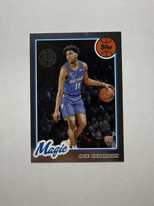 Topps Jase Richardson 2025 45 aniversario cromo radiocontrol Orlando Magic NBA - Imagen 1 de 2